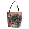 Shih Tzu Printed Reusable Tote