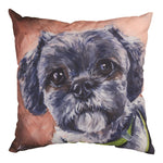 Shih Tzu 18" Pillow – Cute Pet Home Accent by Manual Woodworkers