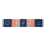 Polyester Dining Runner Nautical Wonder Theme – 13x72 Inch by Manual Woodworkers