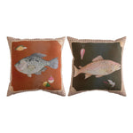 Fishing Life Accent Pillow – 18 Inch Outdoor by Manual Woodworkers