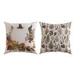 Autumn Leaves Decorative Pillow – Climaweave 18 Inch by Manual Woodworkers