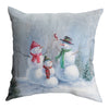 18" Woodland Holiday II Outdoor Throw Pillow