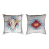 Western-Inspired Cow Skull 18" Climaweave Cushion