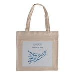 Cotton Tote Bag 15x17 Inch HE PROVIDES – FOLLOW ME by Manual Woodworkers