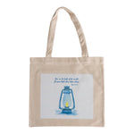 Tote Bag - He Provides Cotton Tote Inspirational Quote – 15x17" by Manual Woodworkers And Weavers