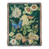 Flutter And Flowers Cotton Tapestry Throw – 50" x 60" Blanket