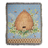 Garden Buzz Cotton Tapestry Throw – 50" x 60" Blanket