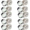 Pack of 10 Single Loupes – 10X Magnification Metal Frame for Science & Hobby