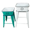 metal wash tub set
