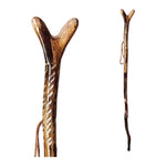 Cabin Style Walking Stick Bundle 48" – Set of 4 by Manual Woodworkers