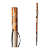 Brown Wooden Hiking Staff with Eagle Detail
