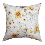 Manual Woodworkers Yellow Flower Patio Pillow – Durable 18" Polyester Accent