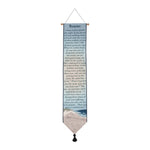 Traditional Tapestry Bell Pull 9x41" Cotton-Poly – Decorative Wall Accent for Interiors by Manual Woodworkers
