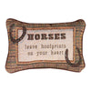 HORSES LEAVE.