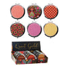 Quiet Gold 2.75” Round Metal Compact Mirror