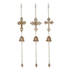 Cross Metal Wind Chime – Brown Outdoor Décor