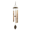 Gold Sunflower Metal Wind Chime – 36 in Outdoor Décor