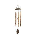 Outdoor Sunflower Wind Chime – 36" Metal by Manual Woodworkers