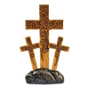 brown polyresin cross