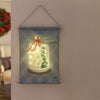 LED WALL HANGING - SNOW GLOBE