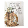 Be A Cowgirl Metal Wall Signs – Western Décor Set