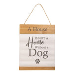 Farmhouse Dog Wall Decor Sign -15.75" by Manual Woodworkers