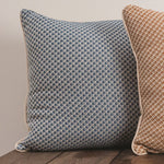 Manual Woodworkers Blue Mini Box Throw Pillow – 21x21 Cotton Accent Cushion