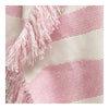 Animal Motif Accent Throw ZEBRA Natural and Pink – 48x60 Inch by Manual Woodworkers