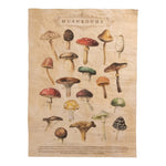 Mushroom Paper Wall Art Set of 2 – Large 36" Panels by Manual Woodworkers