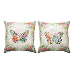 Manual Woodworkers 18 Inch Climaweave Butterfly Pillow – Vibrant Double-Sided Design