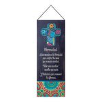 Jo Moulton Serenity Prayer Wall Panel - 36"W Polyester Hanging Inspirational Decor Multicolor Accent by Manual Woodworkers