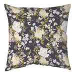 Serendipity Floral Outdoor Accent Pillow - 12"X12" Climaweave Polyester Garden Decor by Manual Woodworkers