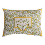 Block Print Patio Decorative Pillow - 18"X13" Climaweave Polyester Lumbar Accent by Manual Woodworkers