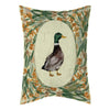 Mallard Duck Rustic Garden Pillow
