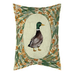 Lakeside Mallard Lumbar Accent Pillow - 13"X18" Climaweave Polyester Rustic Outdoor &amp; Indoor Decor by Manual Woodworkers