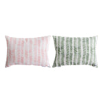 Serendipity Climaweave Decorative Pillow -18"x13" Pink Polyester Indoor Outdoor Accent by Manual Woodworkers