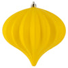 Vickerman N151278DMV 5.7" X 5.5" Yellow Matte Onion Christmas Ornament Uv Treated Set Of 3