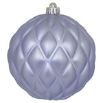 Vickerman N173434D 6" Lilac Matt Round Pine Cone 4Bg