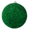 Vickerman N185944D 8" Seafoam Green Beaded Ball Ornament 2 Per Bag
