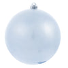 Vickerman N591529DCV 6" Periwinkle Candy Ball Ornament 4 Per Bag