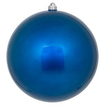 Vickerman N592502DCV 10" Blue Candy Ball Ornament