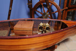 Nautical Brass Binocular – 2.25in Height – Mother of Pearl Detailing