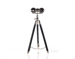 Binocular with Stand – Silver Brass Finish – 15.5" Magnifying Power 6x By old Modern Handicrafts