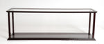 Cruise Liner Display Case – Fits 32" Ship Models, Plexiglass Sides, Dark Mahogany Finish, 35.5" Interior By Old Modern Handicrafts