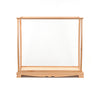 Display Case for Midsize Tall Ship – 31.5" Height Hardwood Frame – Clear Finish
