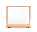 Display Case for Midsize Tall Ship – 31.5" Height Hardwood Frame – Clear Finish By Old Modern Handicrafts