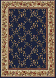 Radici Como Rectangular/Round Indoor Rugs/Runner, Navy