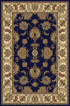 Radici Noble Rectangular Indoor Rugs/Runner, Navy