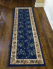Radici Como Rectangular/Round Indoor Rugs/Runner, Navy
