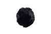 Alpaca Wool Ball Cushion in Black – Soft Indoor Decor